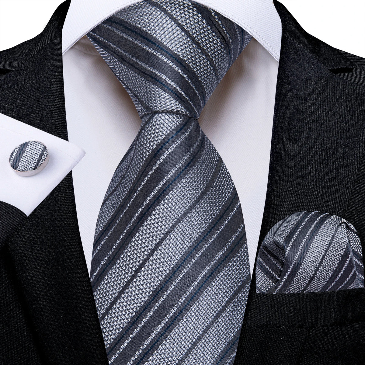 The Regent Stripe Tie Set