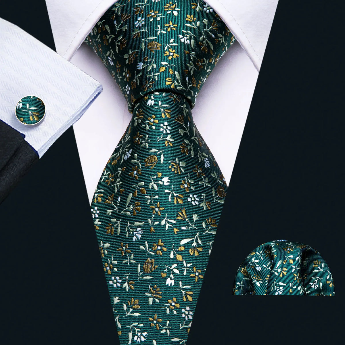 Verdant Signature Tie & Accessories Set