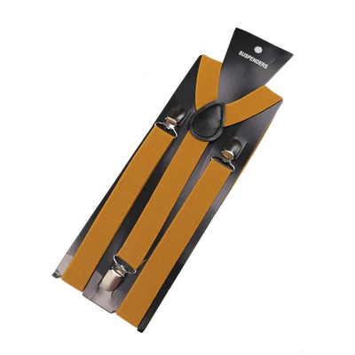 Elegant Elastic Y-Back Suspenders – Adjustable Unisex Braces in 26 Colors