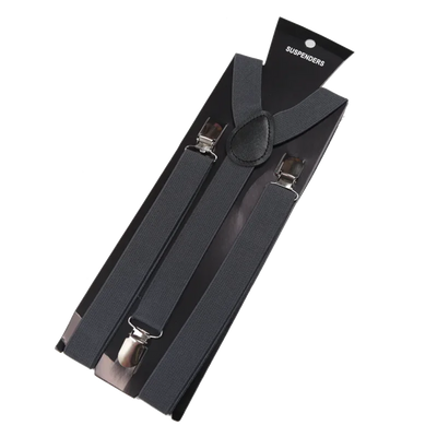 Elegant Elastic Y-Back Suspenders – Adjustable Unisex Braces in 26 Colors