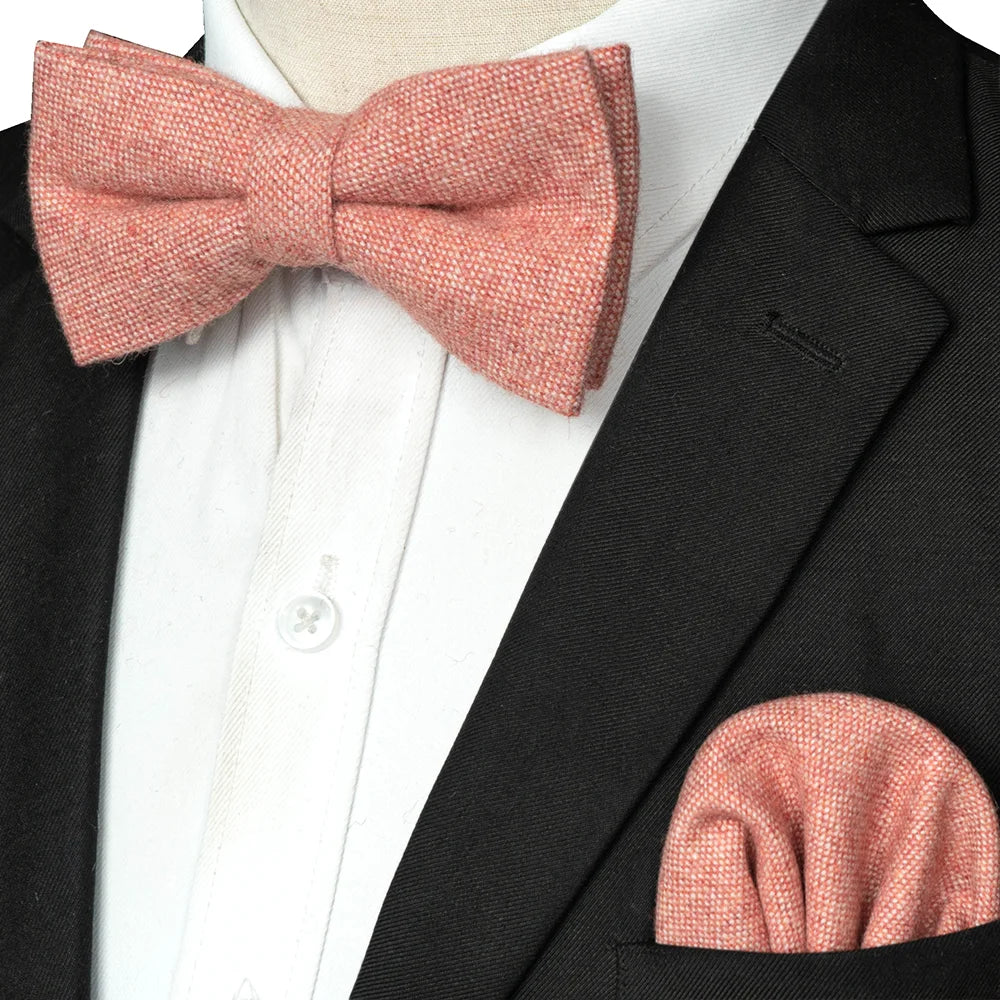 NordBow™ Cashmere Bow Tie & Handkerchief Set