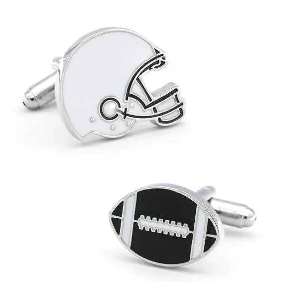 Sports Ball Brass Cufflinks