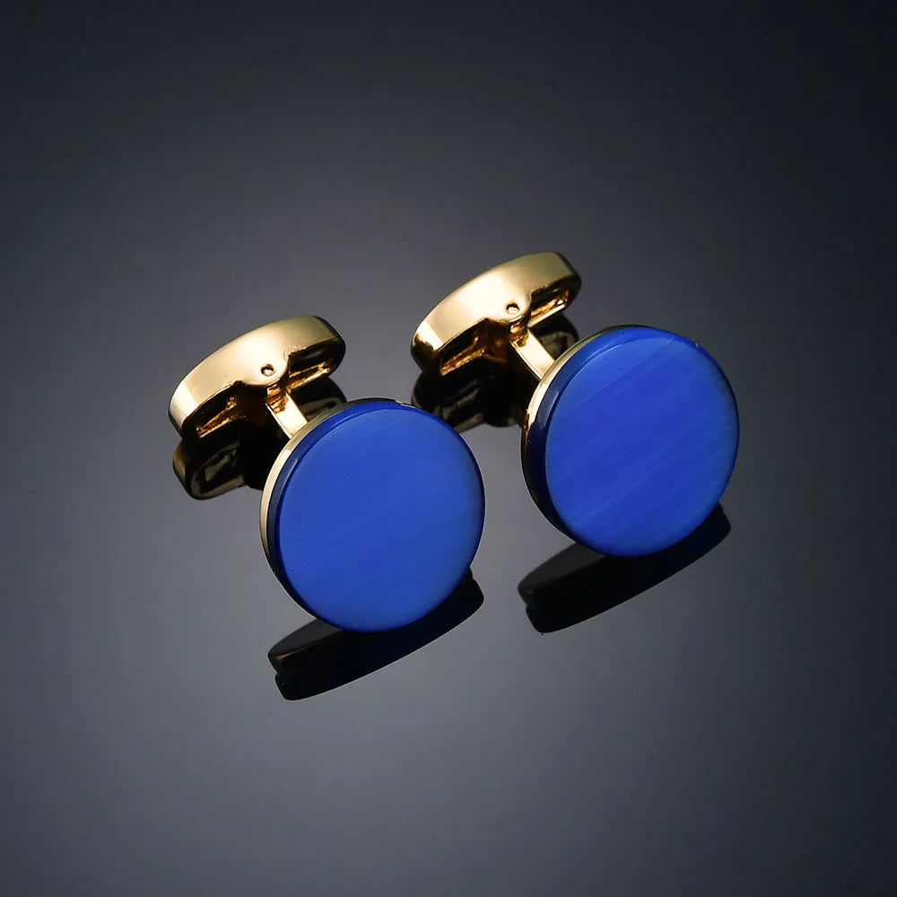 EternaStone Round & Oval Cufflinks