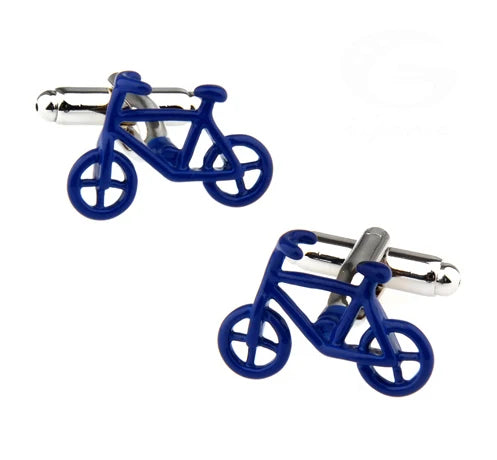 Classic Engine Motif Brass Cufflinks