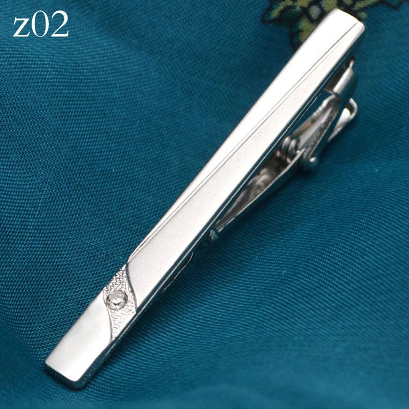 Silver Regent™ Diamond Tie Clip