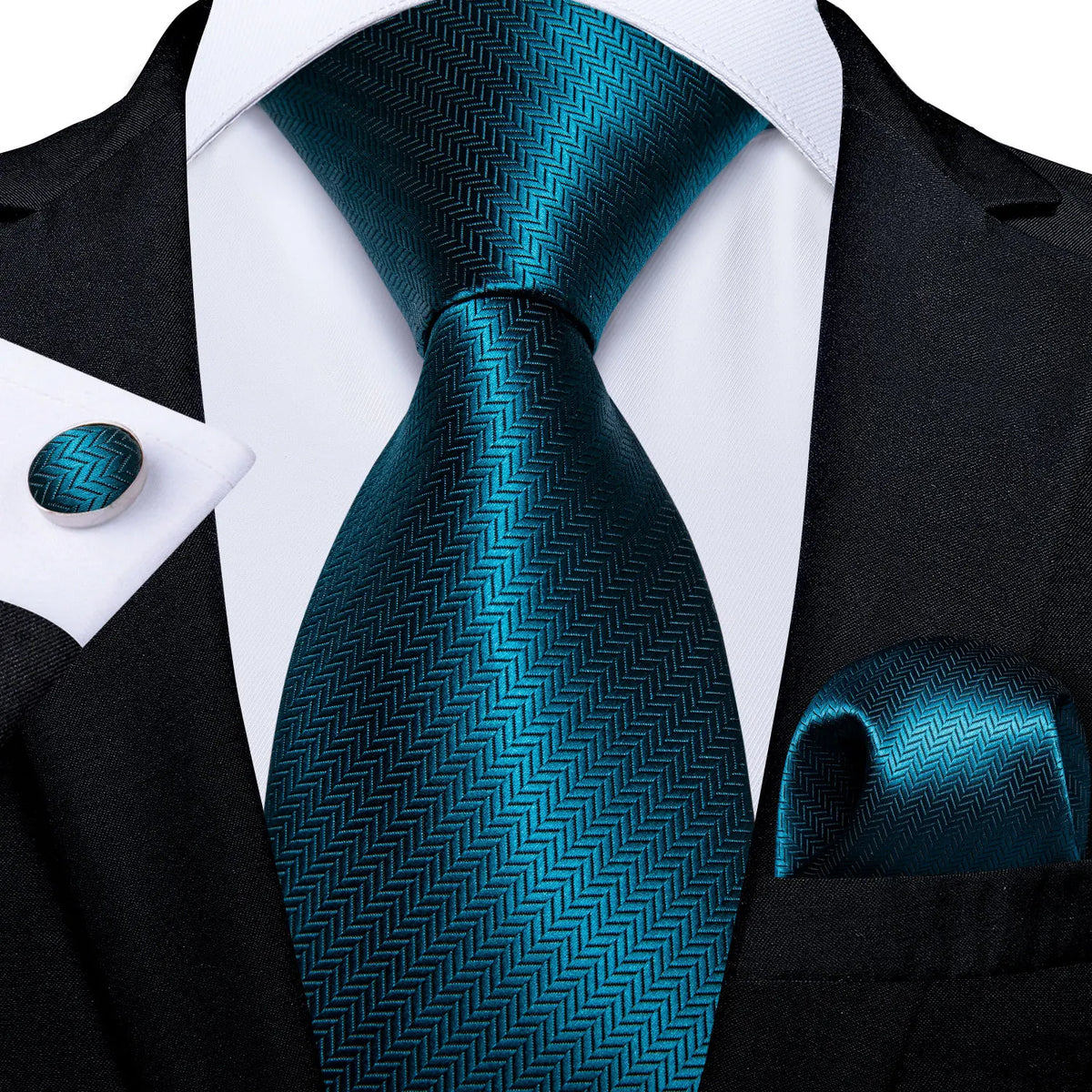 Elliot Textured Tie & Formal Accessories Set – 3 Piece