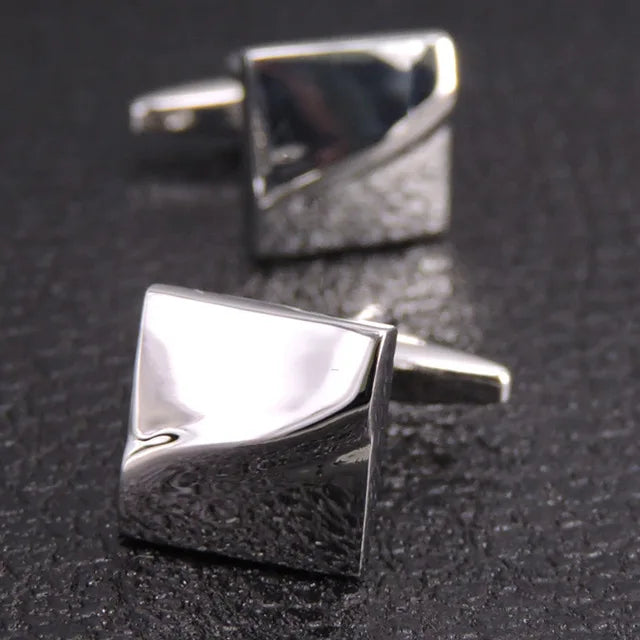 High-Quality Square Copper Cufflinks – Luxury Business & Formal Shirt Accessories for Men