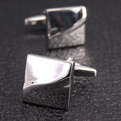 High-Quality Square Copper Cufflinks – Luxury Business & Formal Shirt Accessories for Men