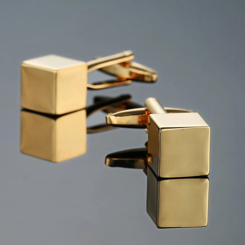 Luxury Square Laser-Engraved Cufflinks