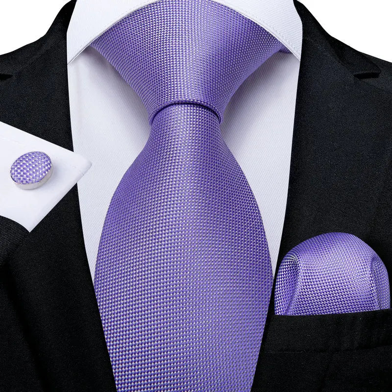 Elliot Textured Tie & Formal Accessories Set – 3 Piece