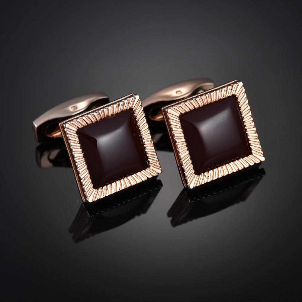 EternaStone Round & Oval Cufflinks