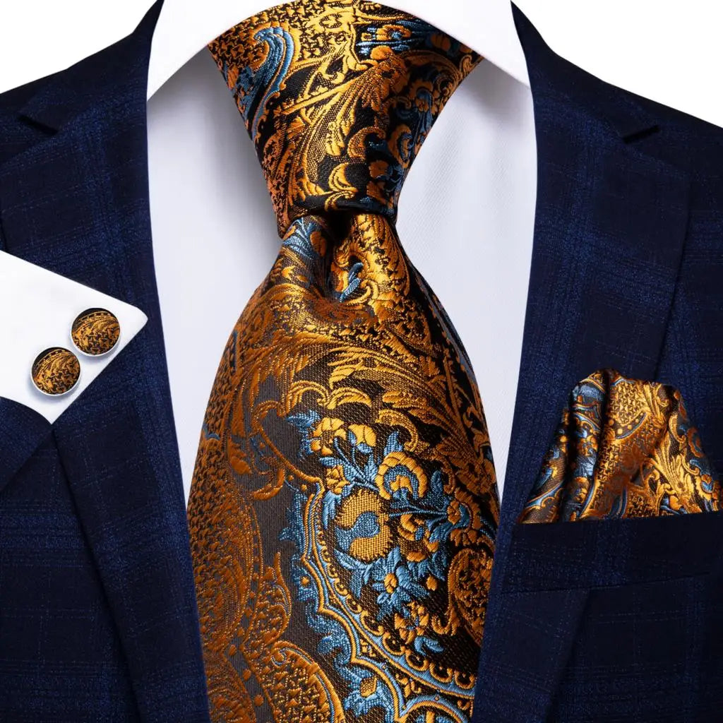 Peacock Blue Paisley