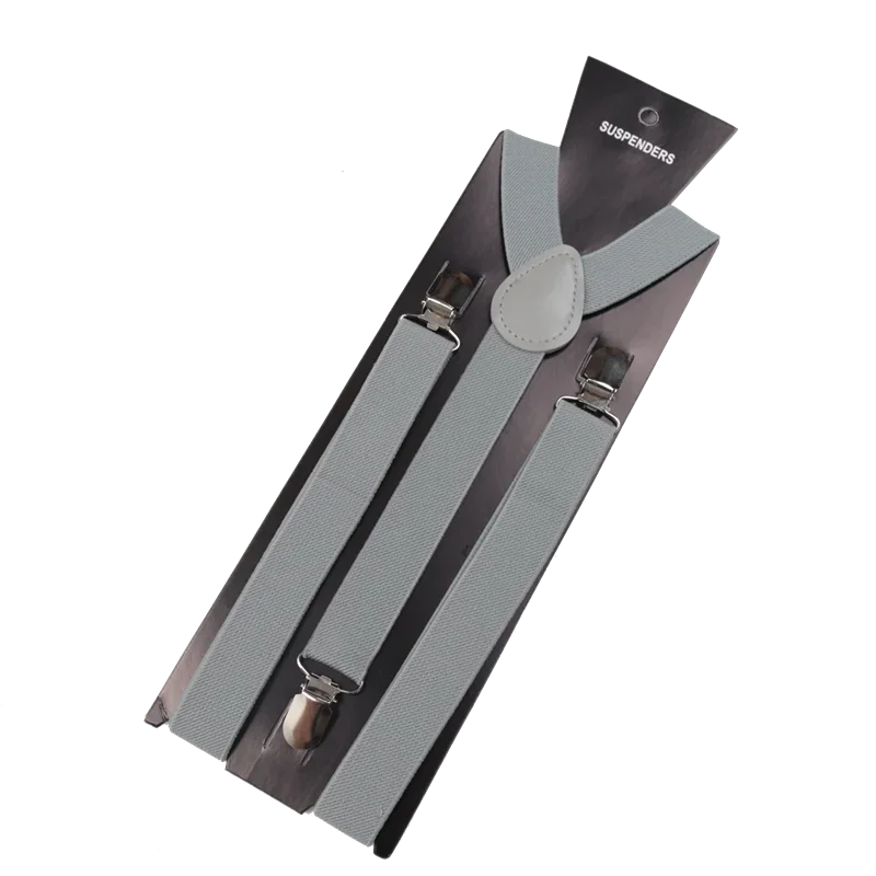 Elegant Elastic Y-Back Suspenders – Adjustable Unisex Braces in 26 Colors