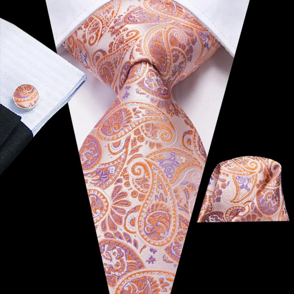 Burnt Orange Paisley