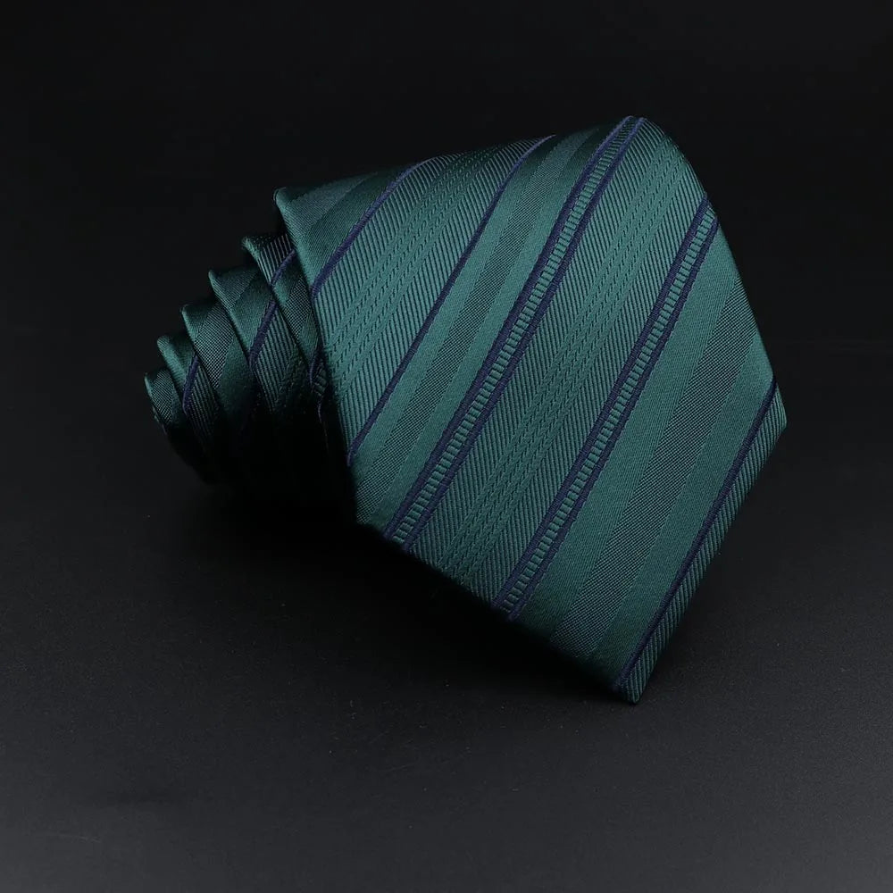 The Regent Striped Jacquard Tie