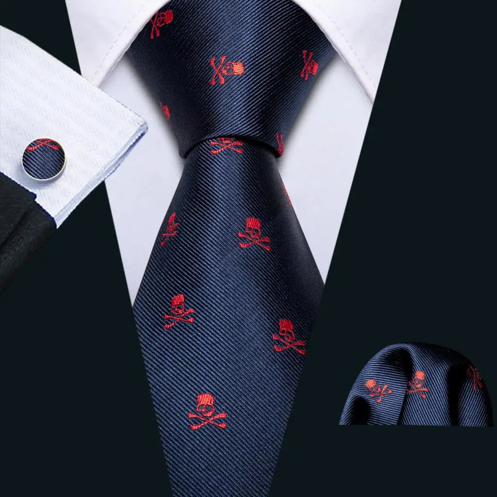 The Blue Spectrum Silk Tie Set