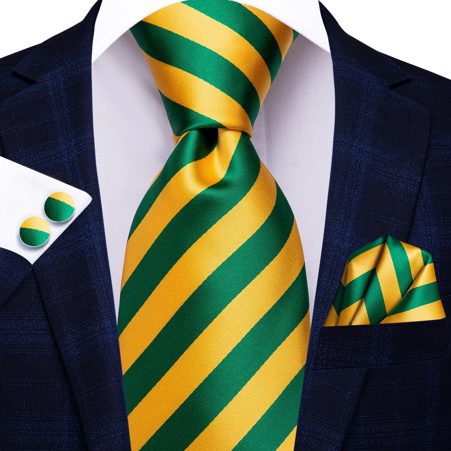 Regal Stripes Men’s Tie Set