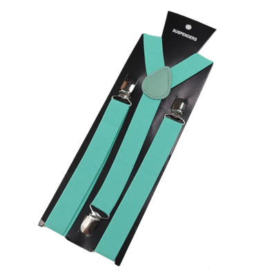 Elegant Elastic Y-Back Suspenders – Adjustable Unisex Braces in 26 Colors