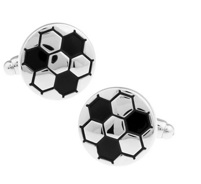 Sports Ball Brass Cufflinks