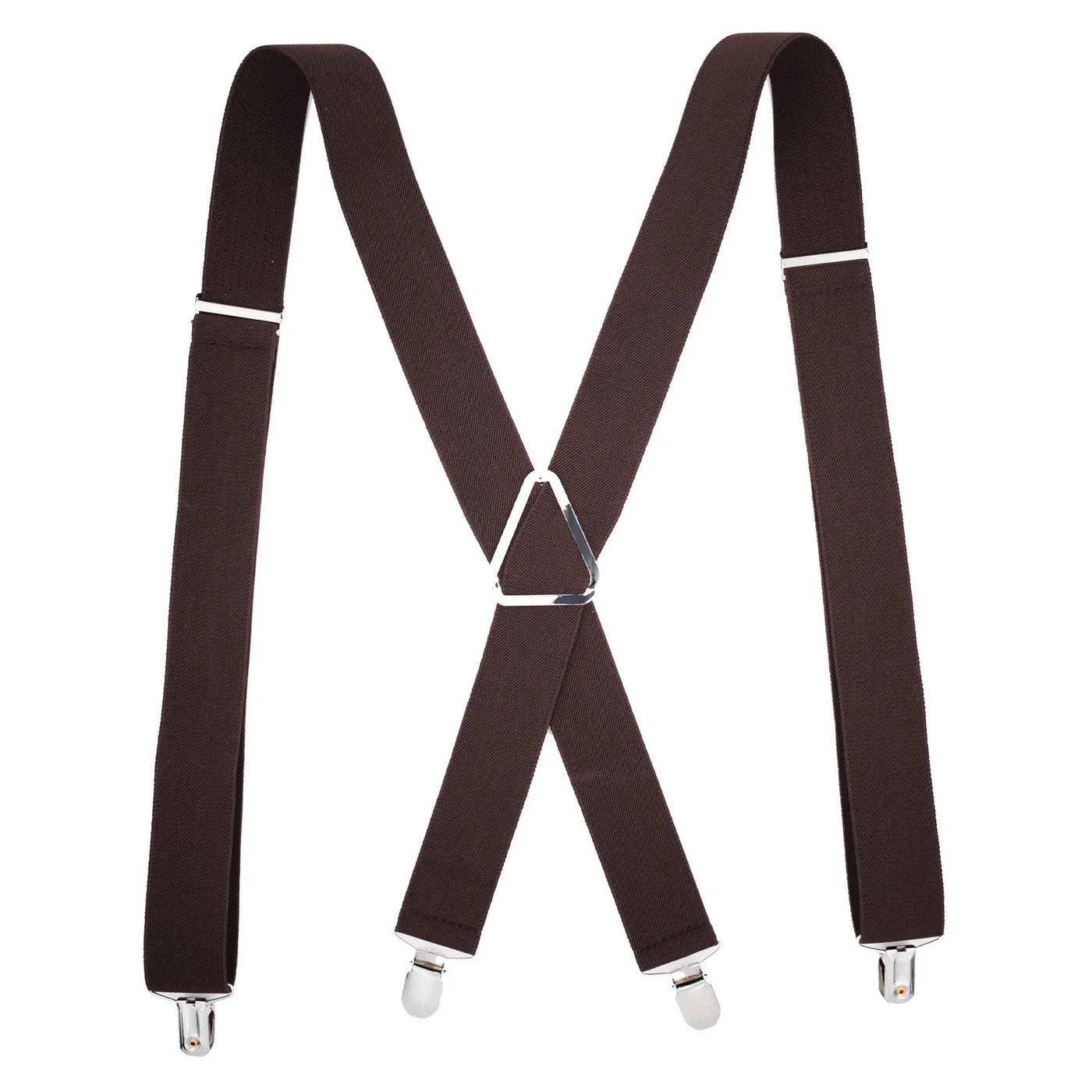 Classic X-Back Suspenders – Adjustable 4-Clip Braces for Men