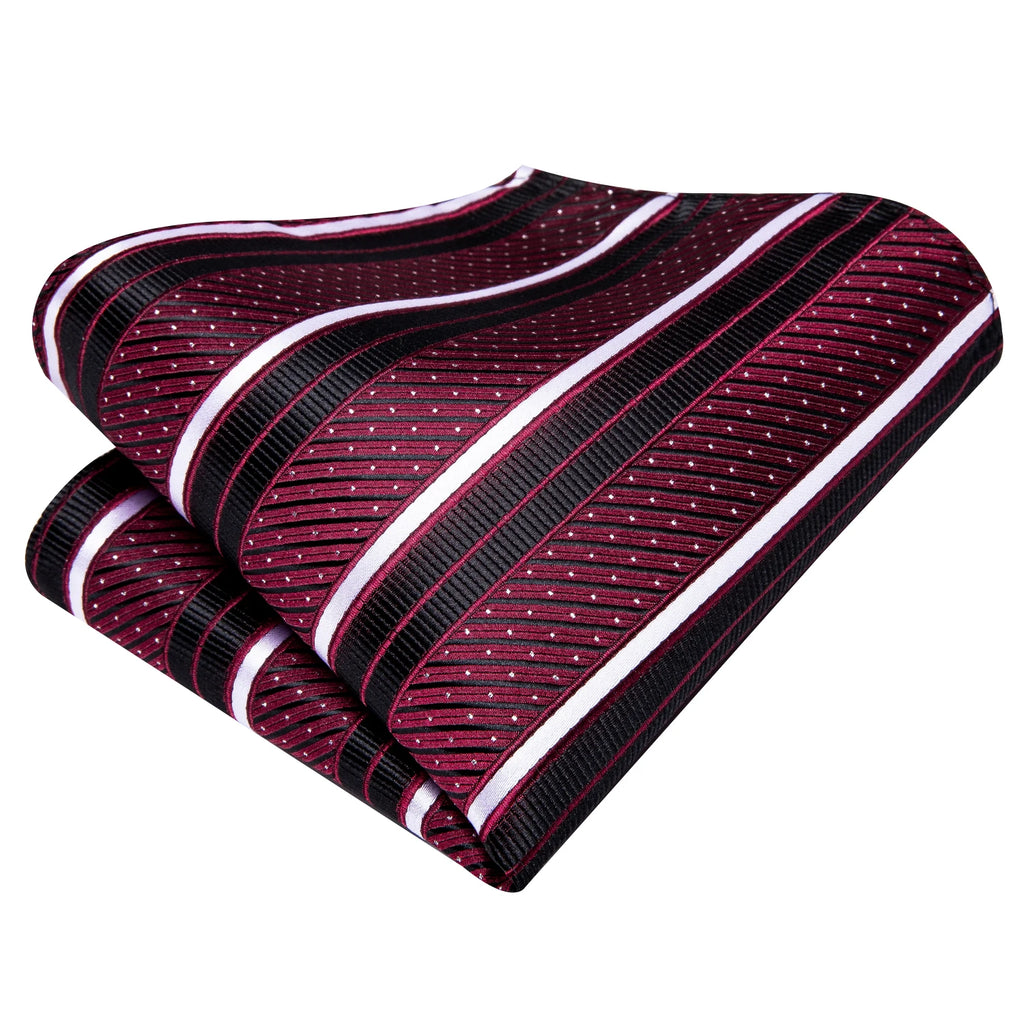 Burgundy Monarch™ Silk Tie Set