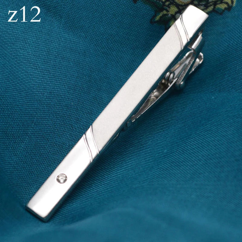 Silver Regent™ Diamond Tie Clip