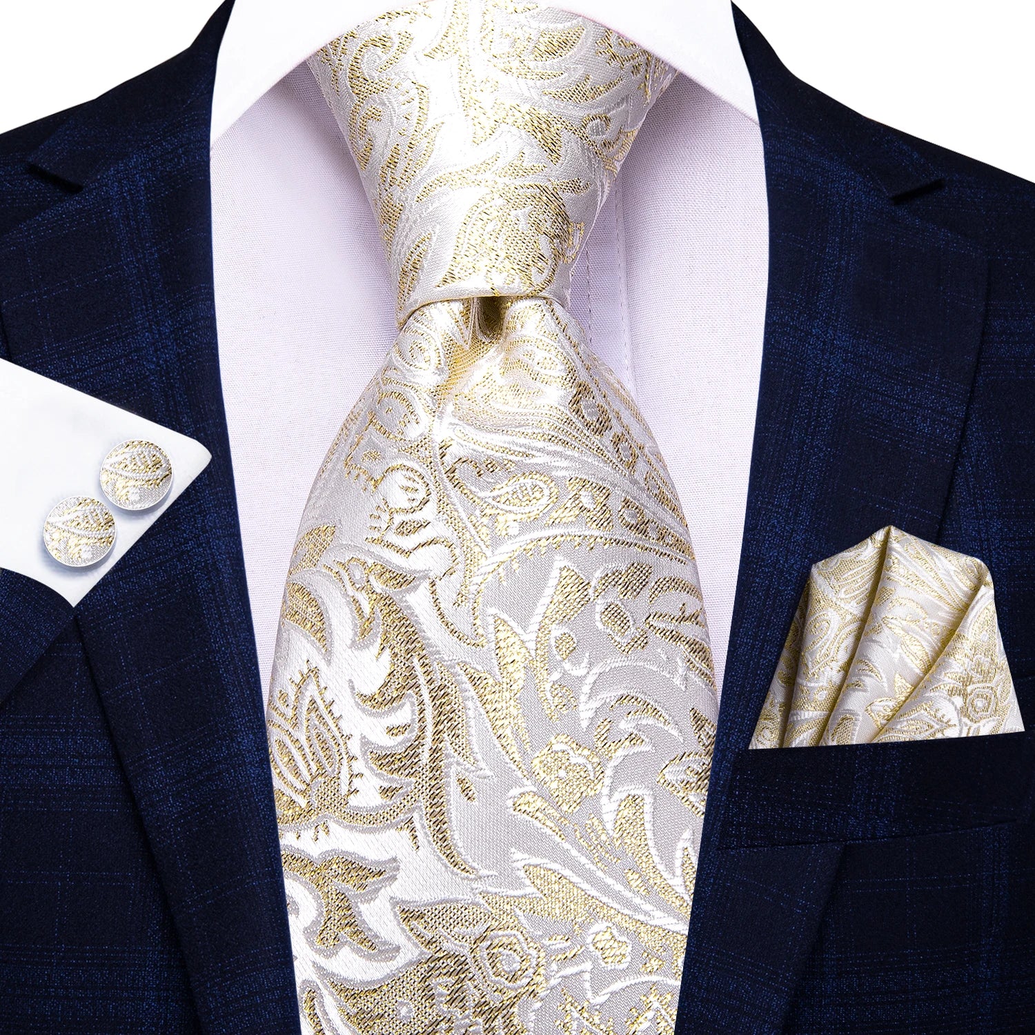 Regal Stripes Men’s Tie Set