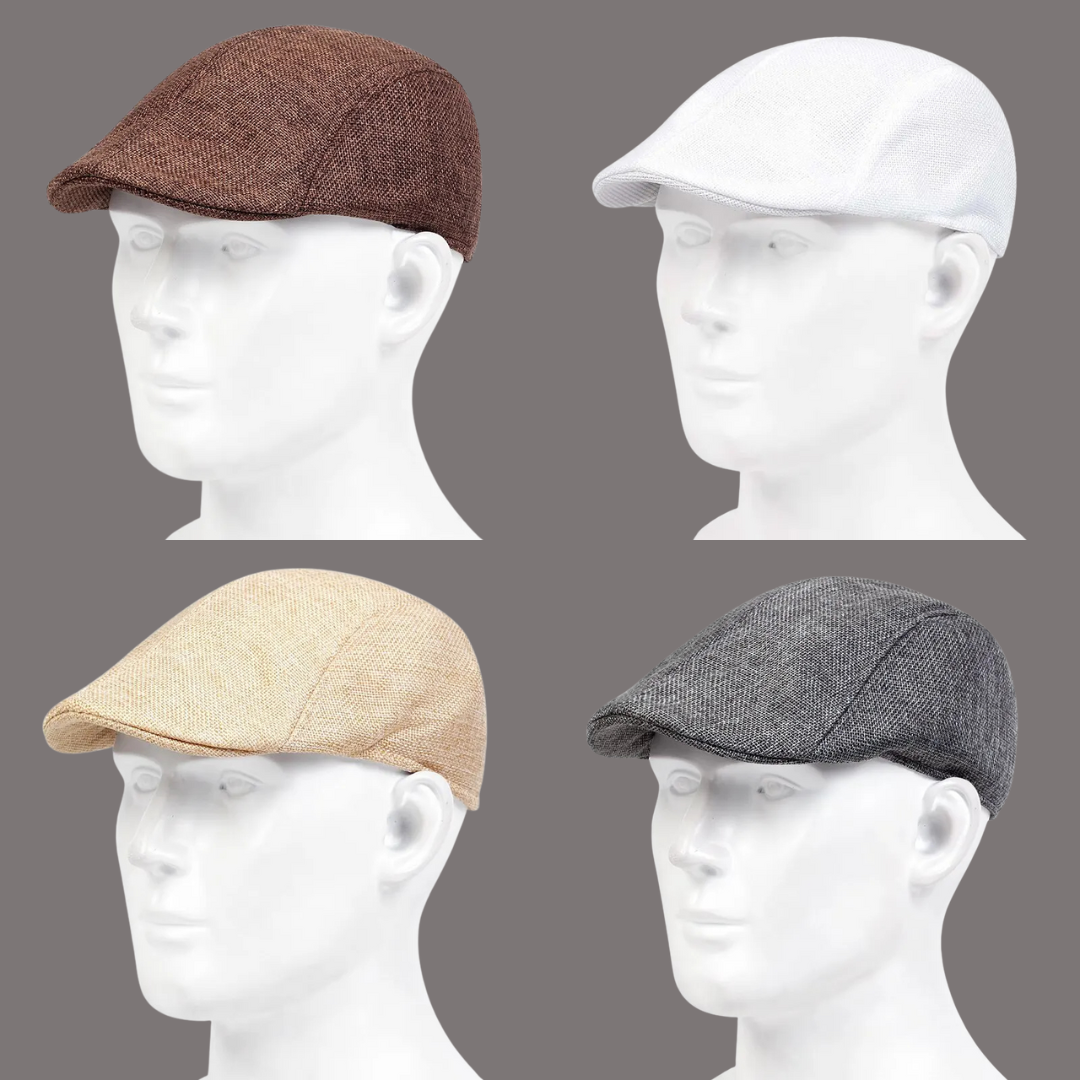 UrbanEdge™ Men’s Casual Cassette Cap – Lightweight Streetwear Golf Hat for Spring & Summer