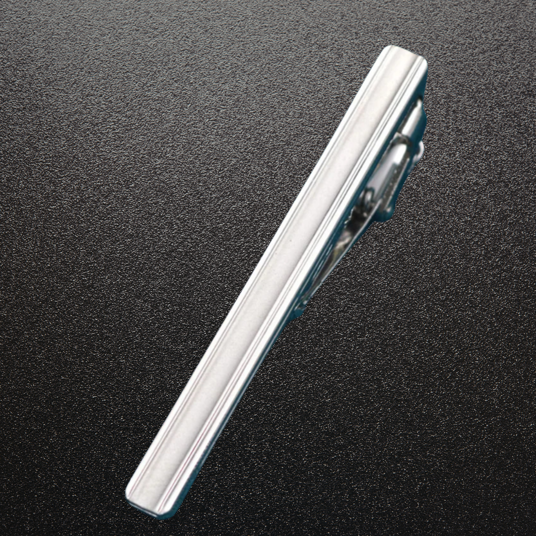 Silver Regent™ Diamond Tie Clip